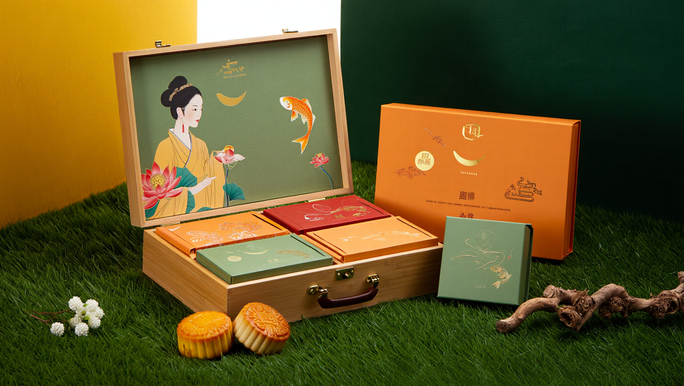 Xưởng in hộp bánh Trung Thu in offset sắc nét giá tận xưởng